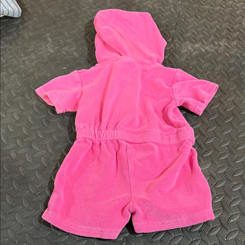 Andy & Evan Terry Cloth pink rainbow swimsuit coverup 2t - Picture 4 of 4